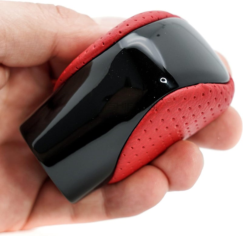 SHIFTIN Gear Shift Knob Shifter for Lexus ES GS GX is NX RC RX 200t 300 350 3450h 450hL 350L (Circuit Red Leather/Piano Black) - Image 5